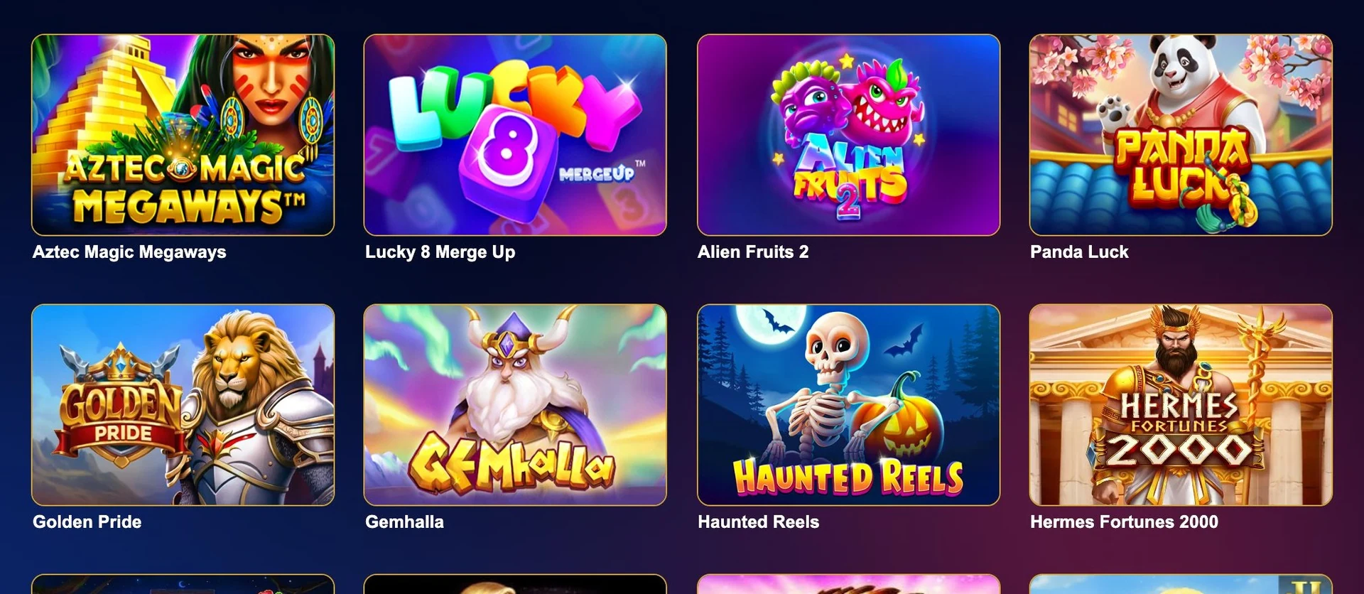 PlayRegal : sélection de machines à sous